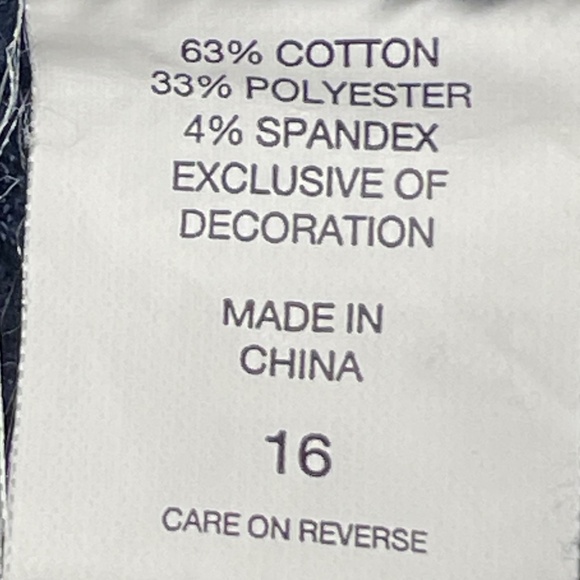 Women’s 16 Soho  Navy Blue Jeans - Picture 10 of 13